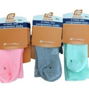 3 Pairs R GEAR ROADRUNNER Women Compression sock S
